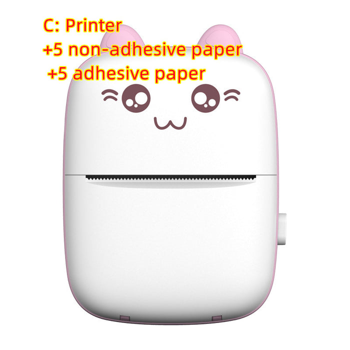 Mini Printer Portable Mini Bluetooth  Pocket Student