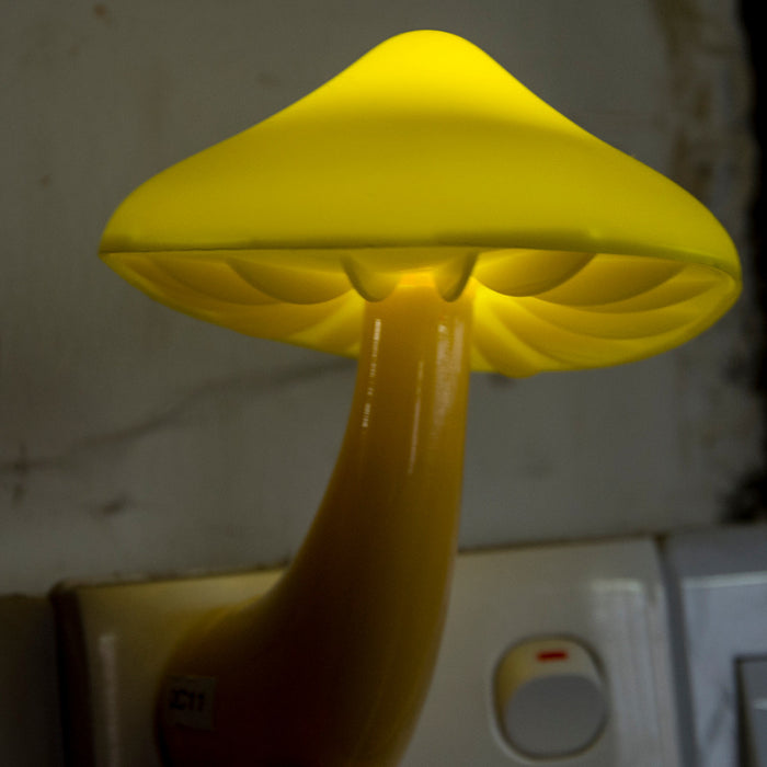 LED Night Light Mushroom Wall Socket Lamp