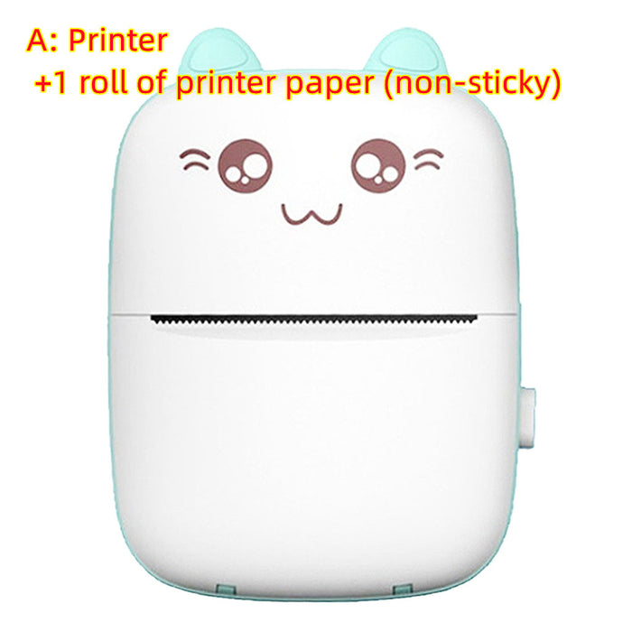 Mini Printer Portable Mini Bluetooth  Pocket Student