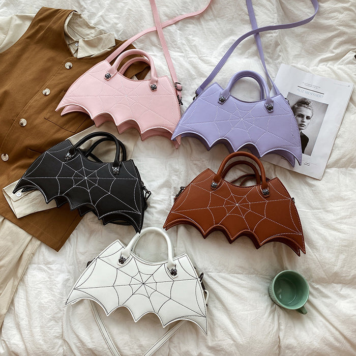 Halloween Spider Web Shape Shoulder Bags