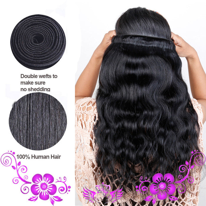 Peruvian virgin hair body wave Peru real human hair