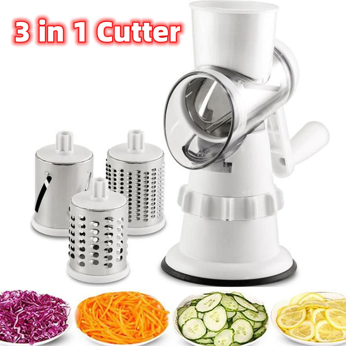 3 In 1 Vegetable Slicer Manual Kitchen Accessories Grater For Vegetable