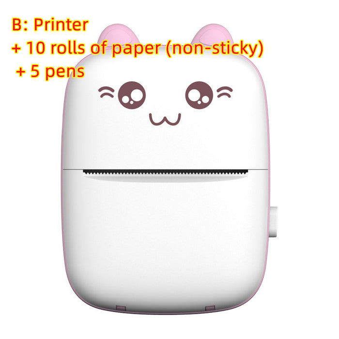 Mini Printer Portable Mini Bluetooth  Pocket Student