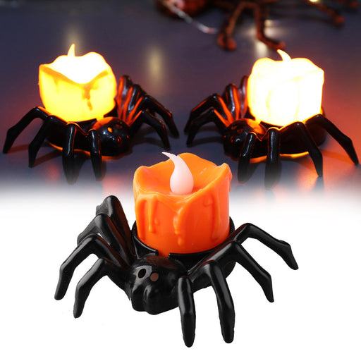 Halloween Spider Candlestick Ornaments