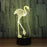 Colorful Touch Remote Control LED Visual Light Gift 3D Small Table Lamp