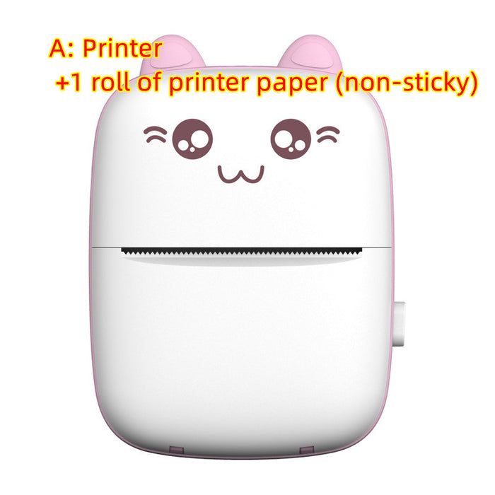 Mini Printer Portable Mini Bluetooth  Pocket Student