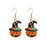 Halloween Earrings Cute Pumpkin Spooky Oil Drip